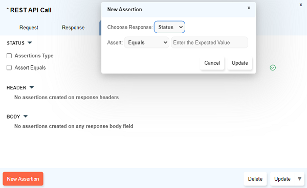 Add New Assertion