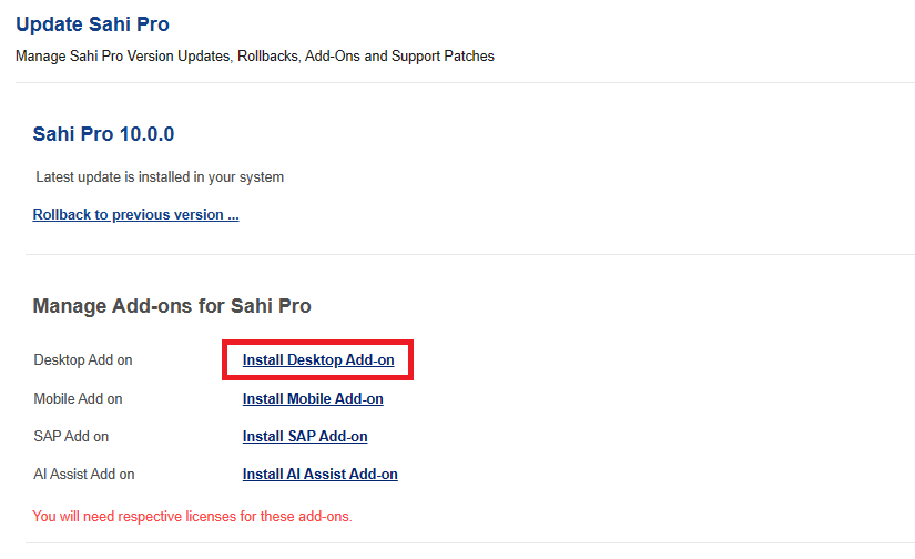 Sahi Pro Desktop Add-on Installer